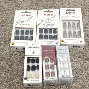 New! KISS & imPRESS Press-On Nail Bundle
